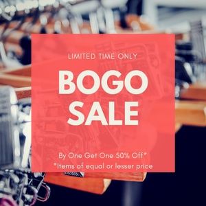 *PROMOTION ENDED* BOGO SALE